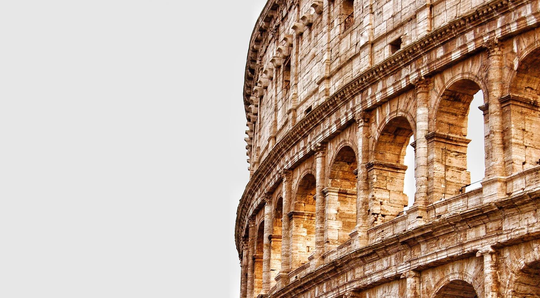 The ultimate architecture experience - the colosseum in Rome, Italy.