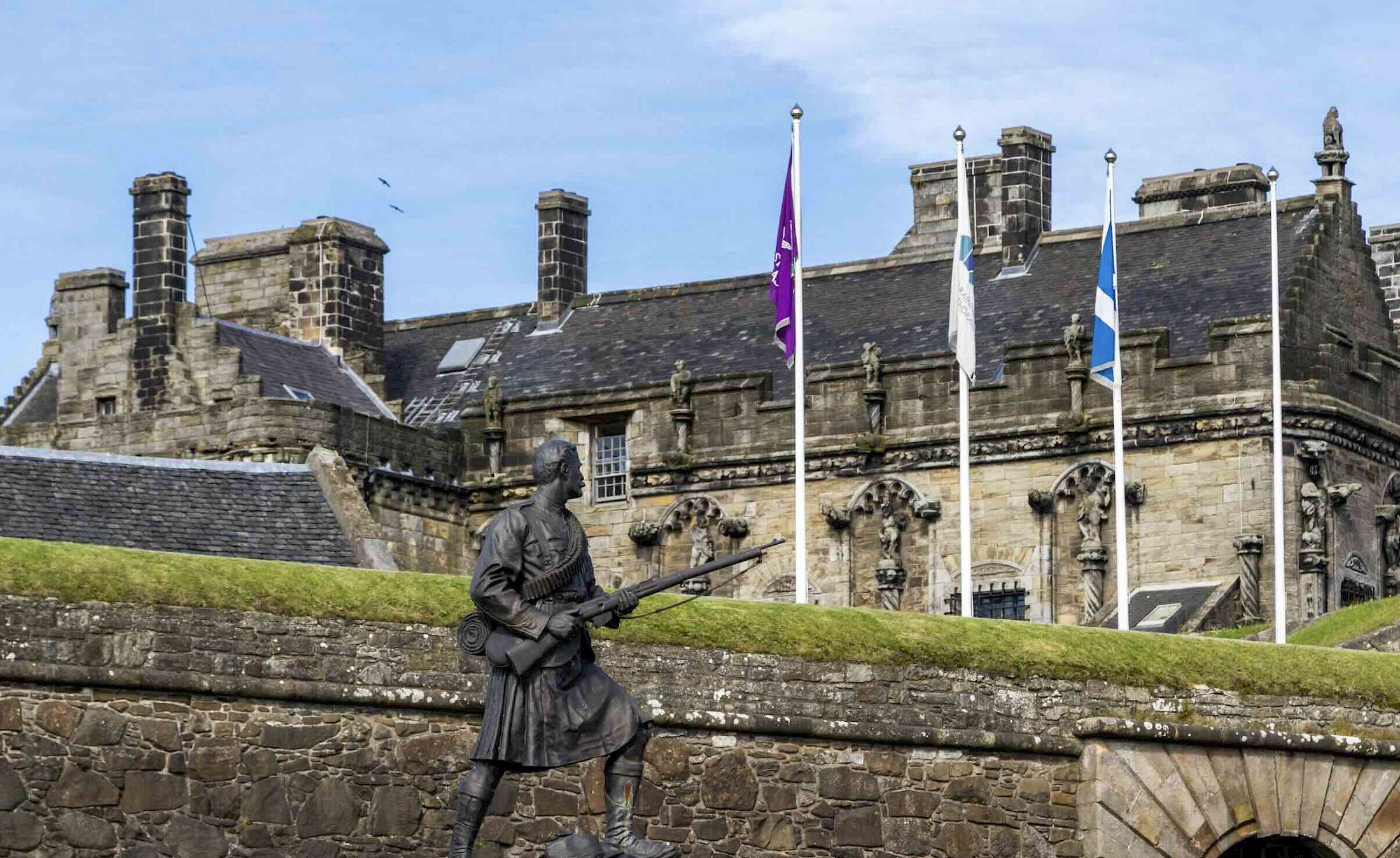 Stirling Castle is the childhood home of Mary Queen of Scots.